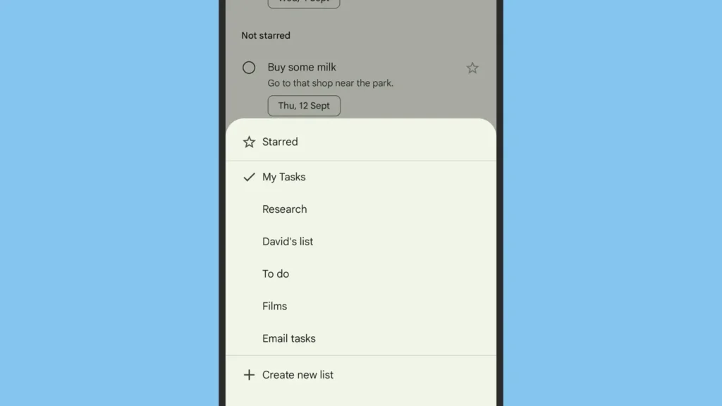 Creating multiple lists